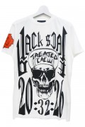 BLACK SCALE HARA-KIRI TEE WHITE