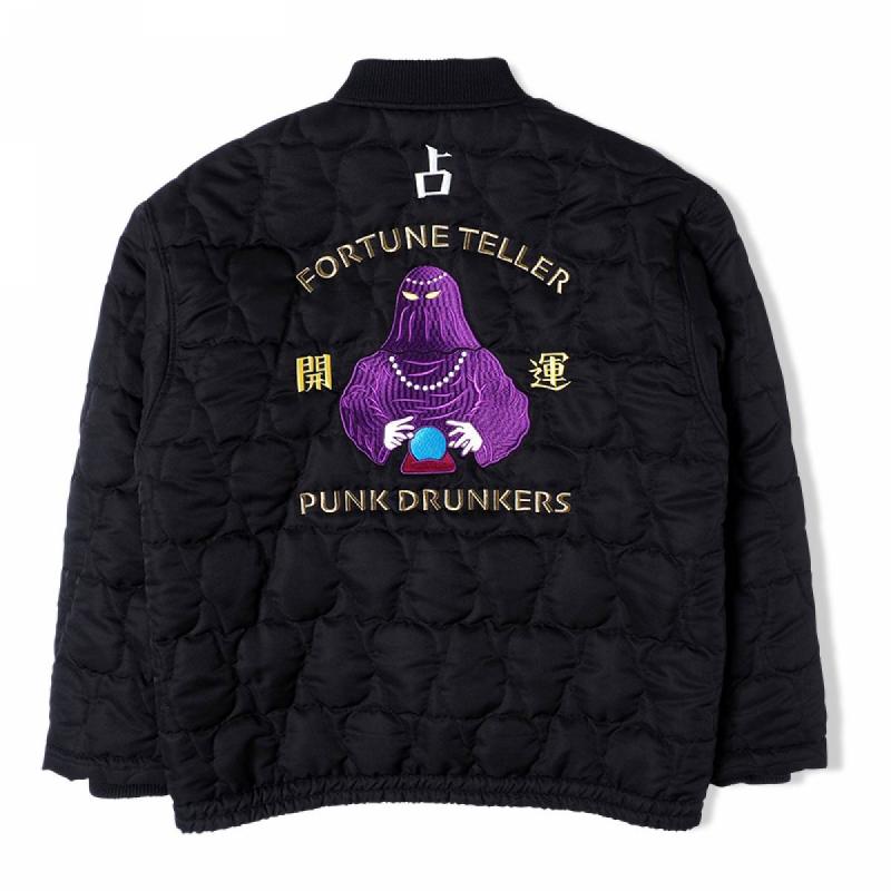 PUNK DRUNKERS 占いJKT - BLACK / ロックファッション / バンドT PUNK DRUNKERS 占いJKT - BLACK / ロックファッション / バンドT