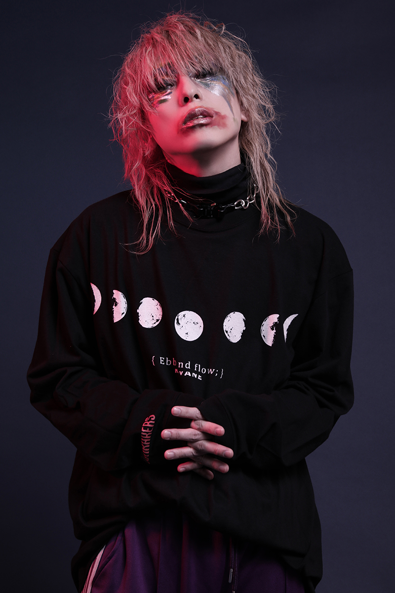 KAVANE Clothing×アルルカン 暁 "MOONRAKERS"LONG SLEEVE(BLK)