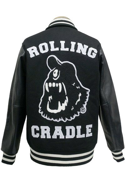 スイーツ柄 ブルー 【激レア商品】 ROLLING CRADLE スタジャン アーム