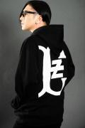 ZERO EVOKE ZE Logo Fourth Pullover Parka BLACK