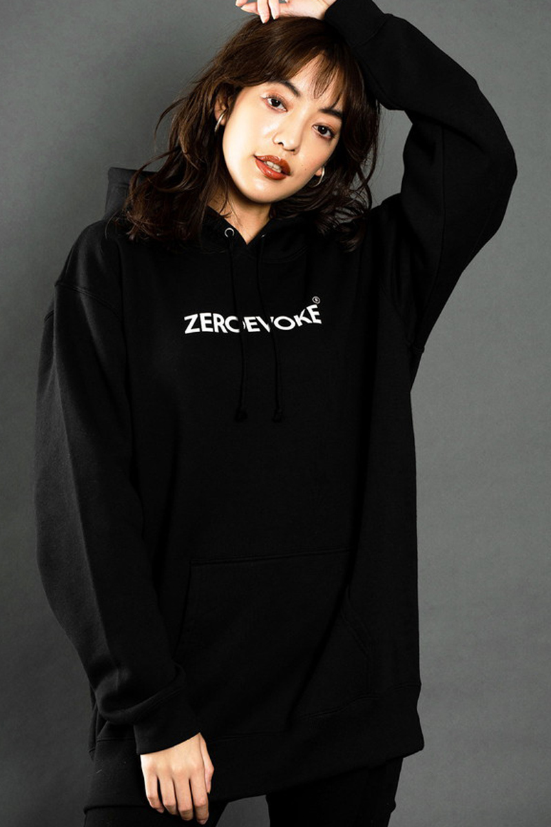 ZERO EVOKE ZE Logo Fourth Pullover Parka BLACK / ロックファッション / バンドTシャツ  のGEKIROCK CLOTHING