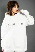 【予約商品】ZERO EVOKE ZENON 12oz hoodie WHITE