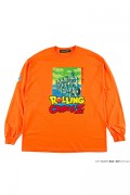 ROLLING CRADLE RCxDRAGON BALL Z LONG SLEEVE SHIRT / Orange