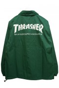 THRASHER TH8901C MAG LOGO COACH JKT GRN