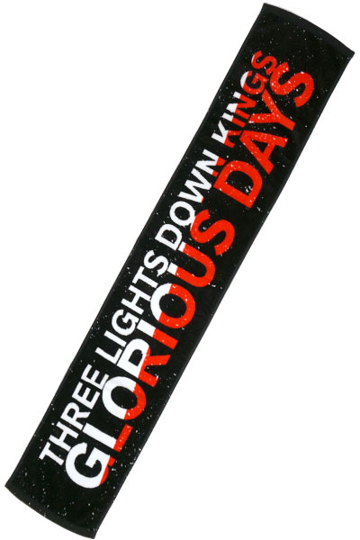 THREE LIGHTS DOWN KINGS グロリアスデイズ MUFFLER TOWEL BLK