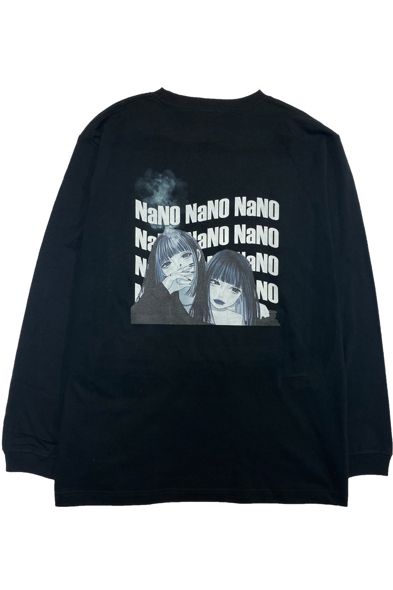 FACT101 (ファクトイチマルイチ) 『マインドガール』ロングTシャツ Black