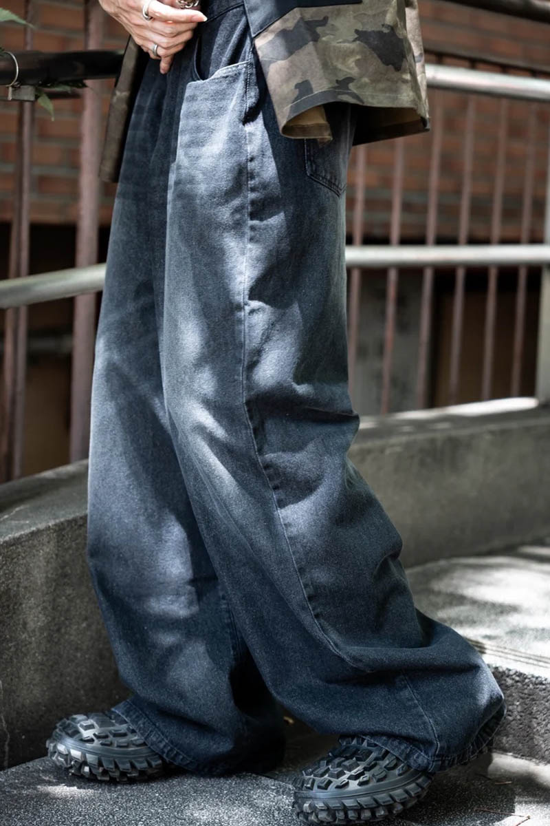 gibous (ギボス) snake scorpion pocket baggy pants