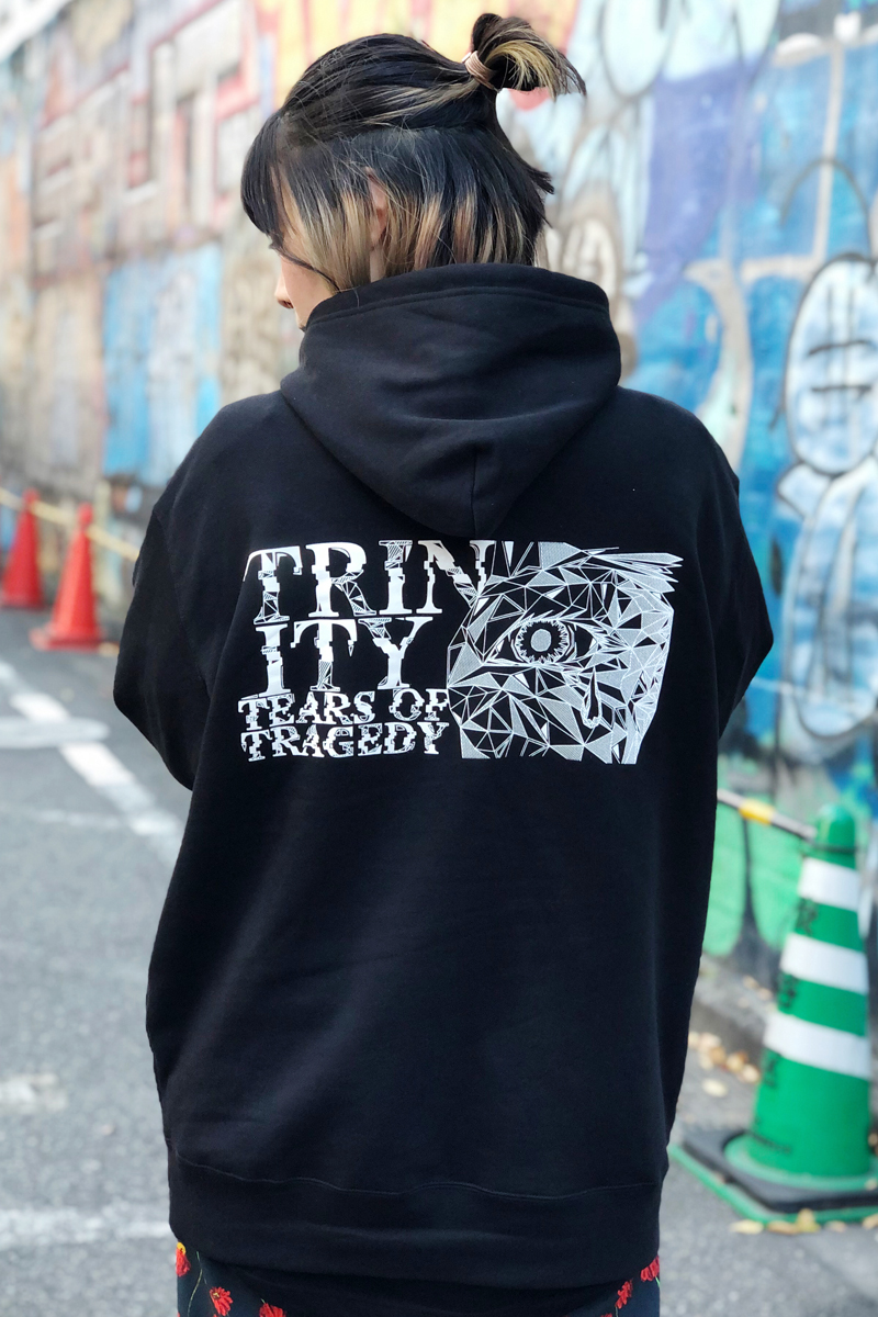 TEARS OF TRAGEDY×GEKIROCK CLOTHING 限定コラボ・パーカー BLACK