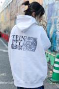 TEARS OF TRAGEDY×GEKIROCK CLOTHING 限定コラボ・パーカー WHITE