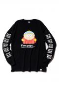 TOY MACHINE (トイマシーン) TM × SOUTHPARK COLLABO STAN LONG TEE - BLACK