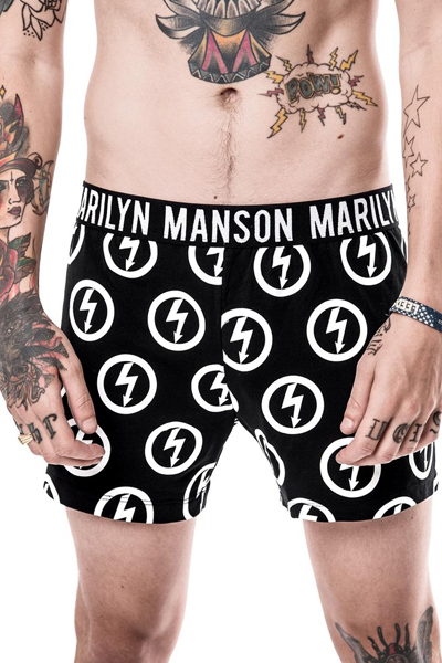 MARILYN MANSON×KILL STAR CLOTHING Mister Superstar Boxers [B]
