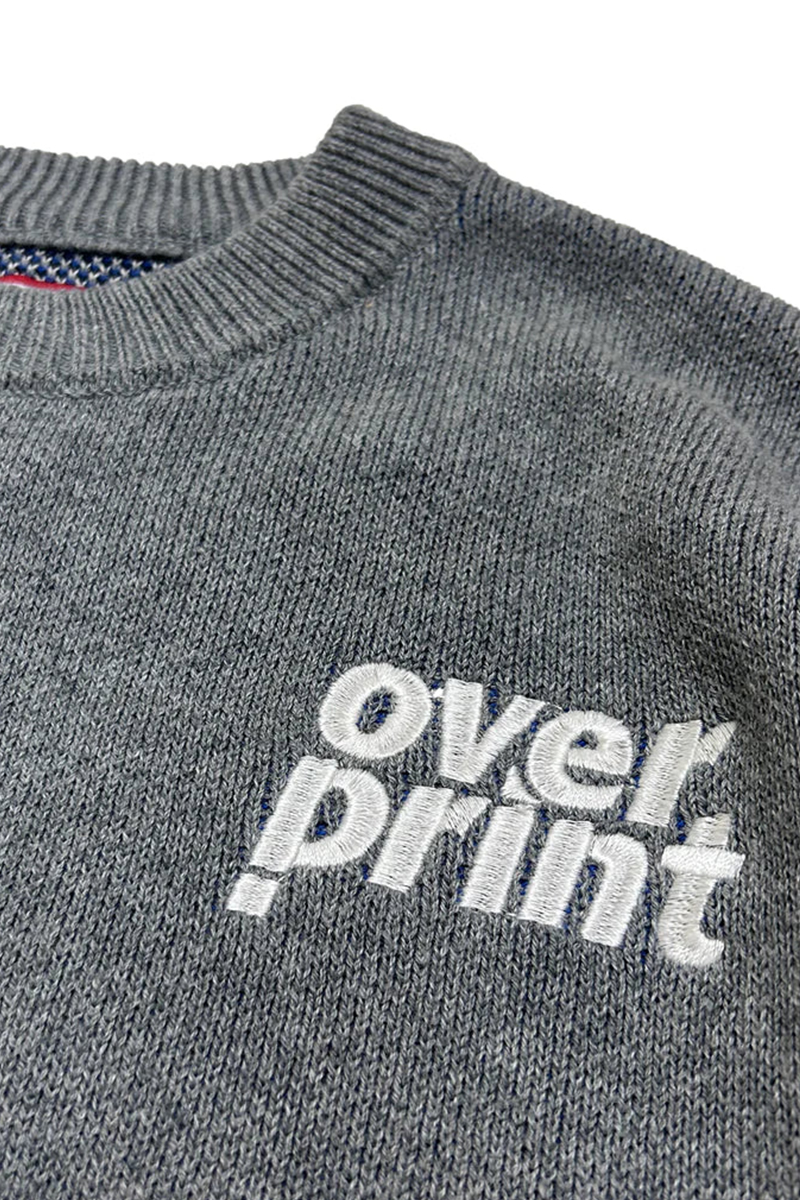 over print (オーバープリント) POP ART JQ KNIT VER:1 (GRAY
