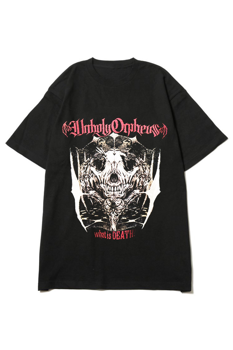 【予約商品】Unlucky Morpheus Unholy Orpheus「what is DEATH?」Tシャツ