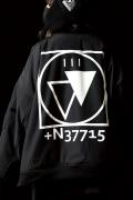 SILLENT FROM ME CRYPTIC -Flight Jacket-BLACK/WHITE