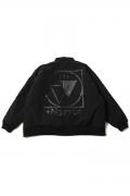 SILLENT FROM ME CRYPTIC -Flight Jacket-BLACK/BLACK