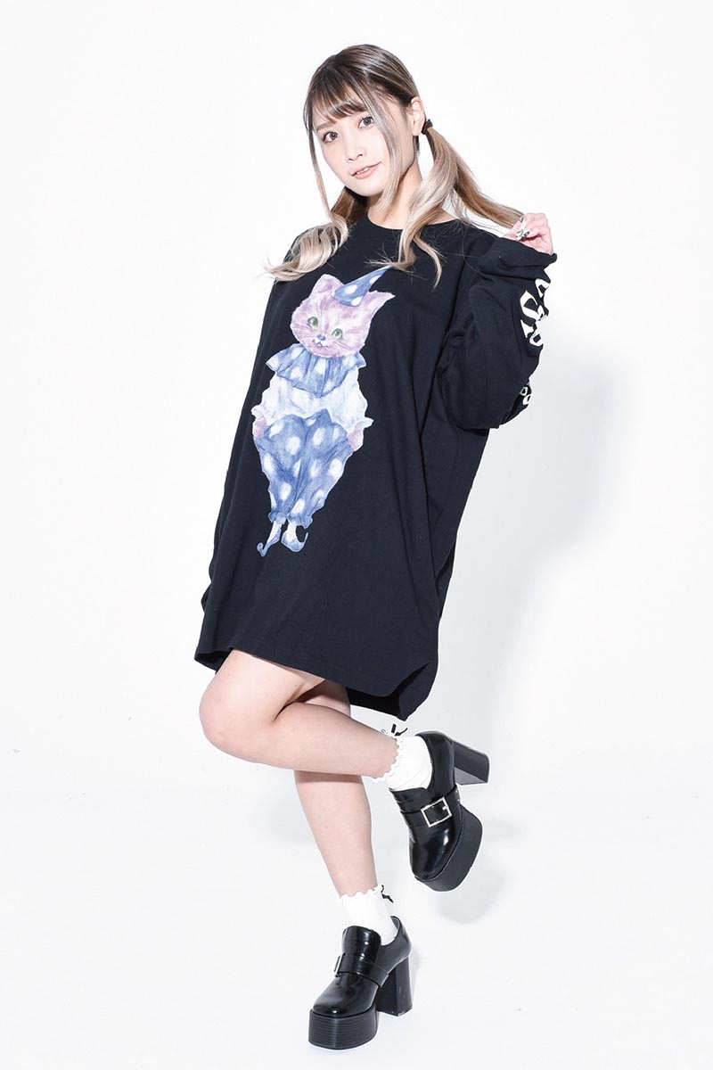 TRAVAS TOKYO【トラヴァストーキョー】クラウンキャットプリント