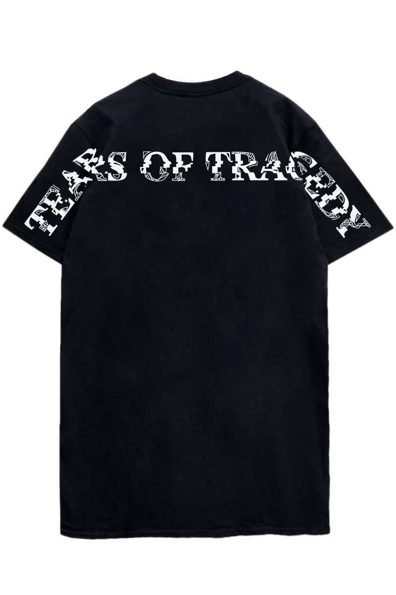 TEARS OF TRAGEDY×GEKIROCK CLOTHING 限定コラボ・Tシャツ BLACK