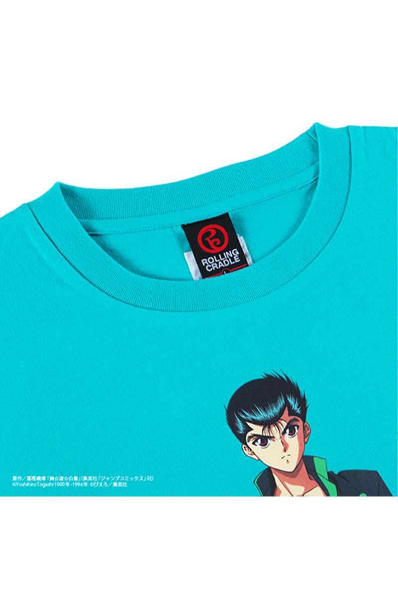 幽遊白書×ROLLING CRADLE 幽助 TEE / EMERALD / ロック