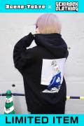 	【ゲキクロ限定】SCENE TOKYO (シーントウキョウ) Limited Hoodie Drop”Y”(BLACK)