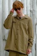 VIRGO  Relaxed uniform shirts BEIGE