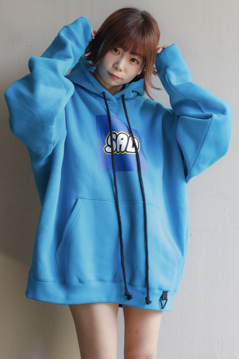 SLEEPING TABLET SAD [ HOODED SWEAT ] BLUE