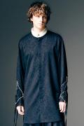 【予約商品】glamb(グラム)Blow Long Shirt / ブロウロングシャツ - Black