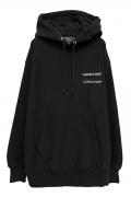 LONELY論理 3EMBROIDERY HOODIE BLACK