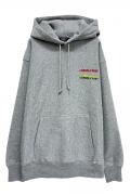 LONELY論理 3EMBROIDERY HOODIE GRAY