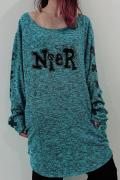 NieR (ニーア) WIDE NECK CUTSEW【Emerald】