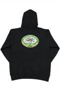 LONELY論理#28 13oz HEAVYWEIGHT  "TANREI" HOODIE BLACK