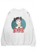 One Drop(ワンドロップ) 島田つか沙×ふくだ ビスケットSweat WHITE
