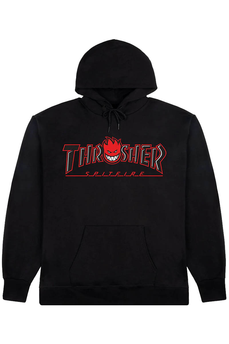THRASHER×SPITFIRE Big Head Outline Hoodie