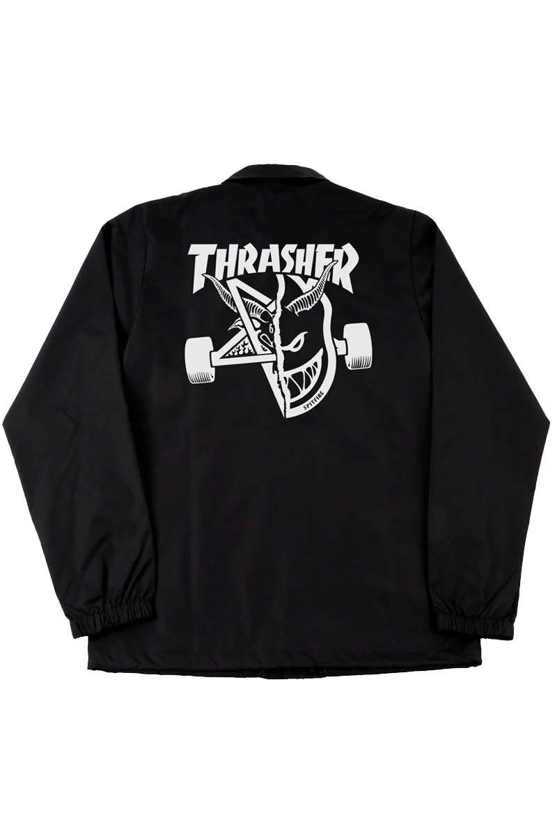 THRASHER×SPITFIRE Thrash & Burn Coach Jacket