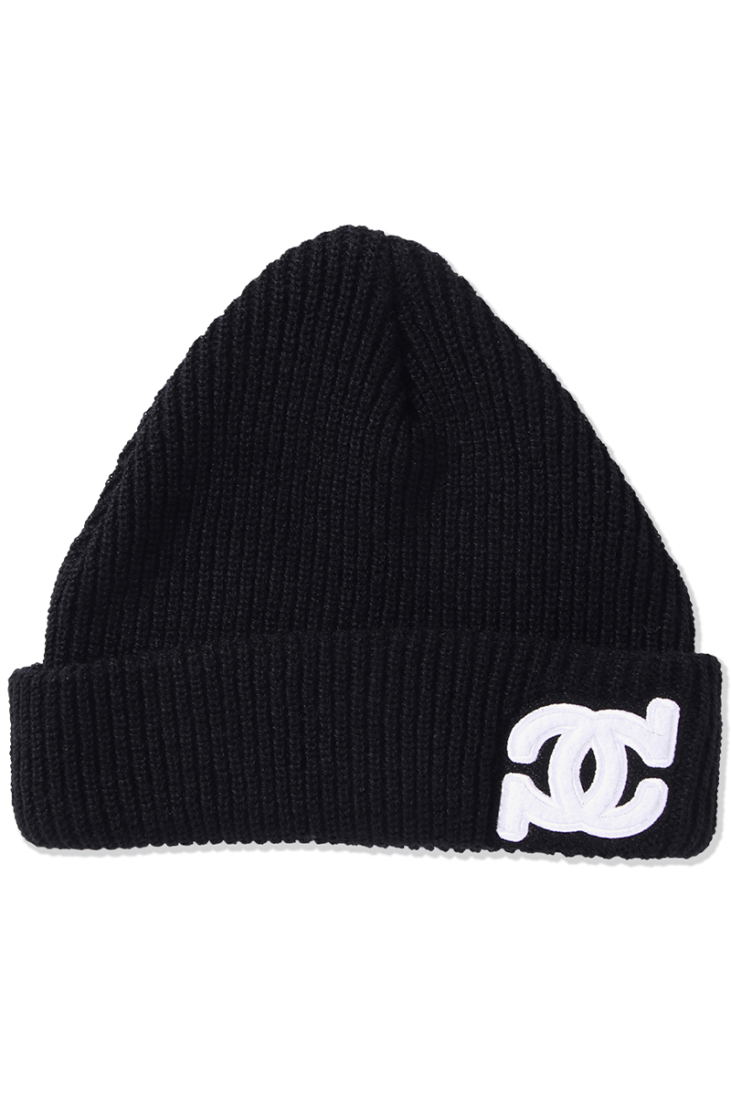 PUNK DRUNKERS(パンクドランカーズ) PDロゴニットCAP BLACK