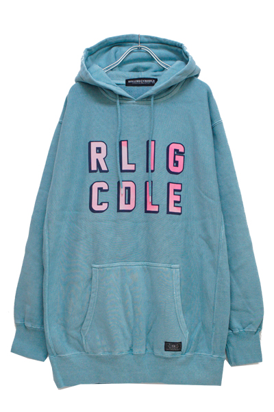 ROLLING CRADLE RLIG CDLE PIGMENT HOODIE / Turquoise[B]