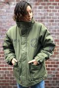 NOT COMMON SENSE CIRCLELOGO C/N RIPSTOP OZONE WASHINGJACKET OLIVE