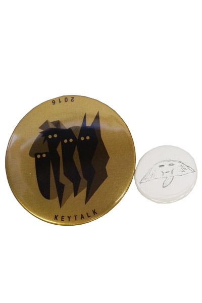 KEYTALK  缶バッジセット 金