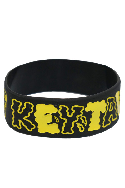 KEYTALK PIZZAラバーブレス BLACK