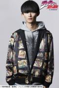 【予約商品】ジョジョの奇妙な冒険xglamb(グラム) Joseph Joestar Jacket / ジョセフジョースタージャケット BLACK