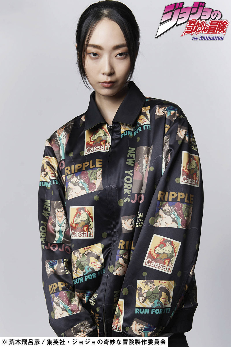 【予約商品】ジョジョの奇妙な冒険xglamb(グラム) Joseph Joestar Jacket / ジョセフジョースタージャケット KHAKI