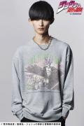 【予約商品】ジョジョの奇妙な冒険xglamb(グラム) Kars Sweat / カーズスウェット GRAY