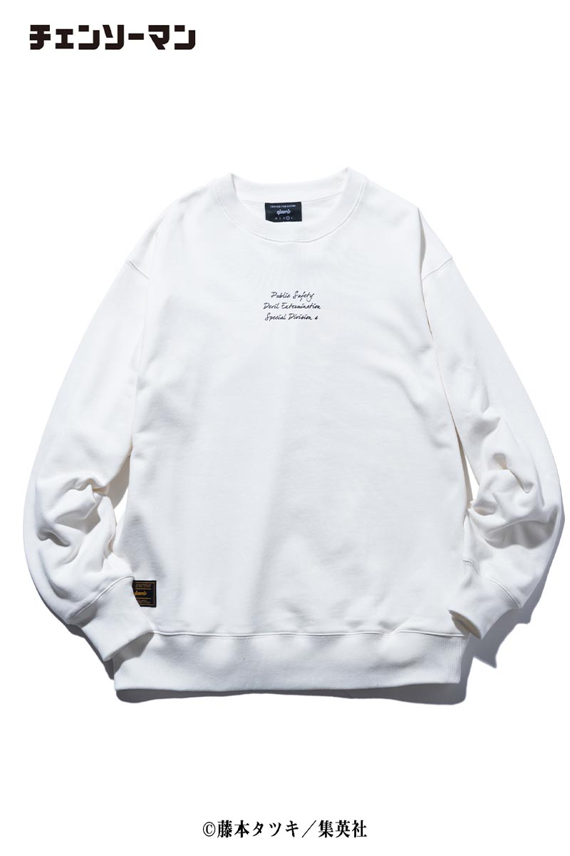 glamb (グラム)×チェンソーマン Aki Sweat White / ロック