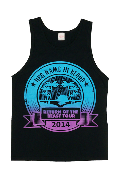 HER NAME IN BLOOD RETURN OF THE BEAST TOUR TANK BL