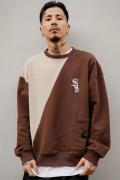 Subciety (サブサエティ) Kesagiri SWEAT BROWN