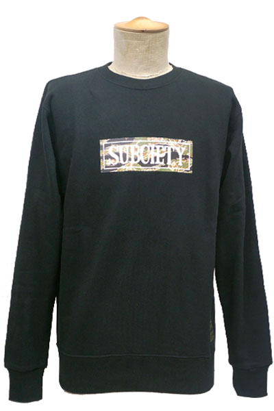 Subciety SWEAT-CAMOUFLAGE SALOON- BLACK