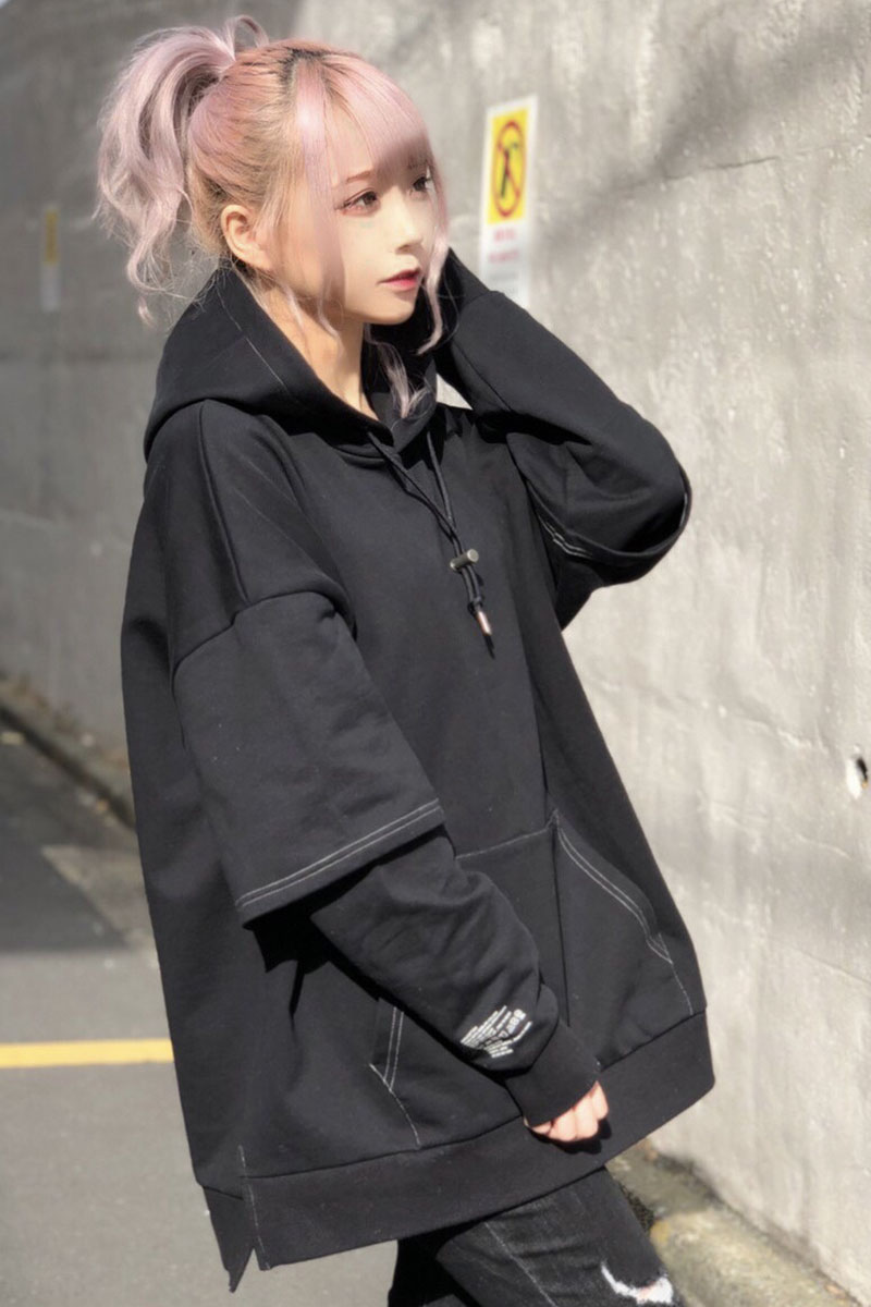 Subciety (サブサエティ) Layered PARKA BLACK