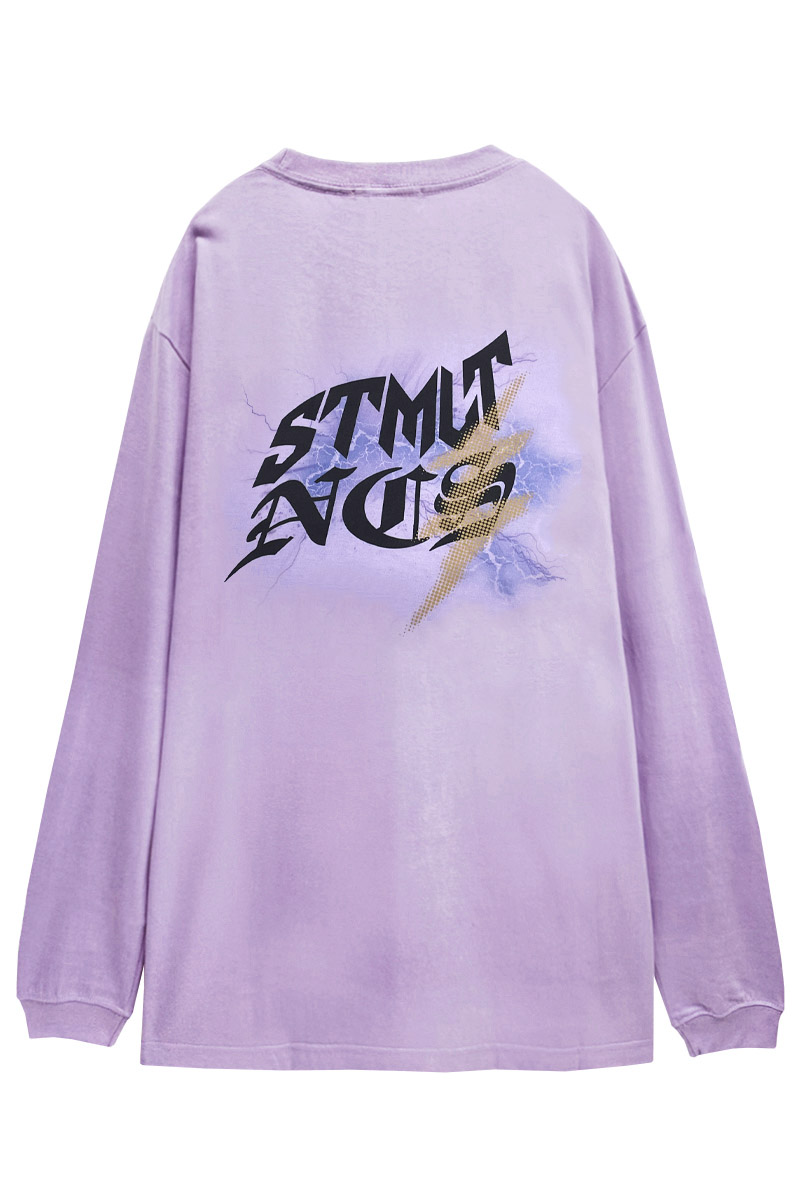 ステミレイツ×NOT COMMON SENSE×GEKRIOCK CLOTHING コラボ・ロンT PURPLE