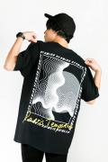 HEDWiNG Geometric Wave T-shirt Black