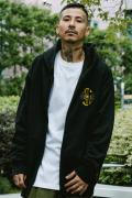 Subciety（サブサエティ）PROVIDENCE ZIP PARKA BLACK